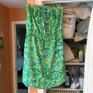 Lilly Pulitzer Windsor Strapless Pull-On Dress